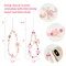 Wrapables Charms and Beads Cell Phone Wrist Strap, Keychain, Bag Charm (Set of 2), Bows and Hearts